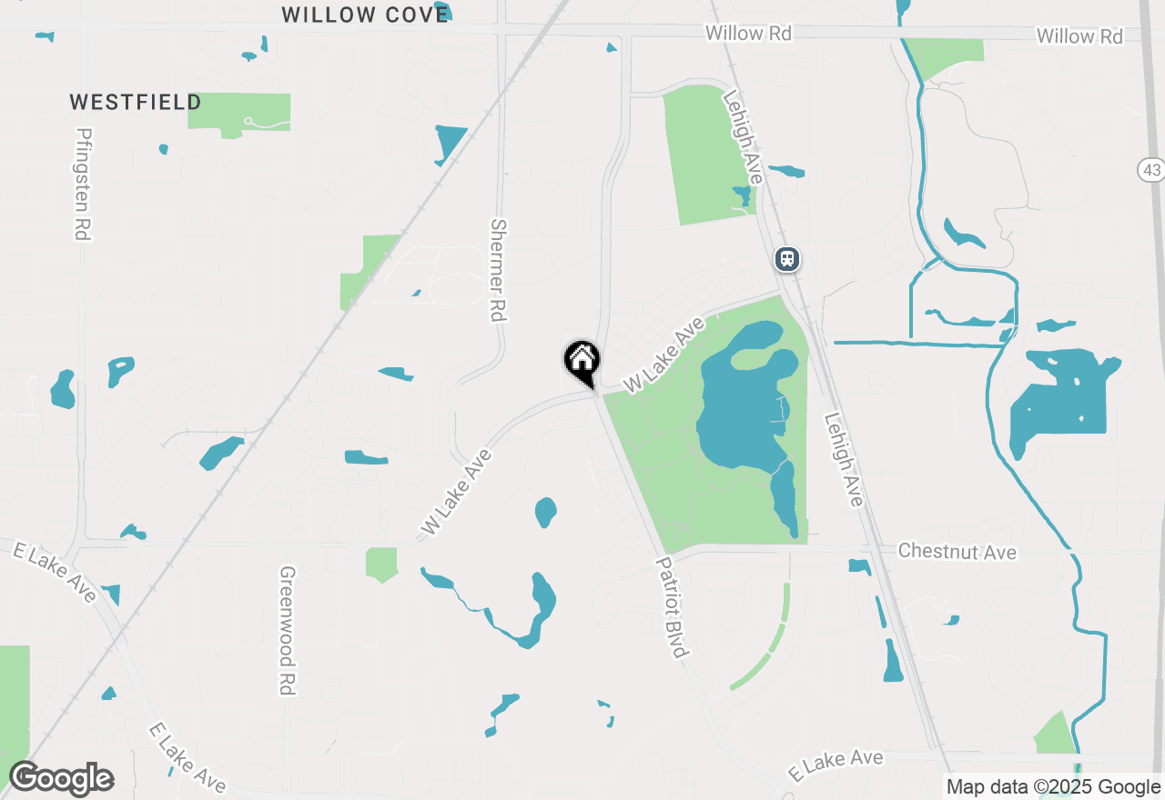 Map of 1803 Admiral Court, Glenview, IL 60026