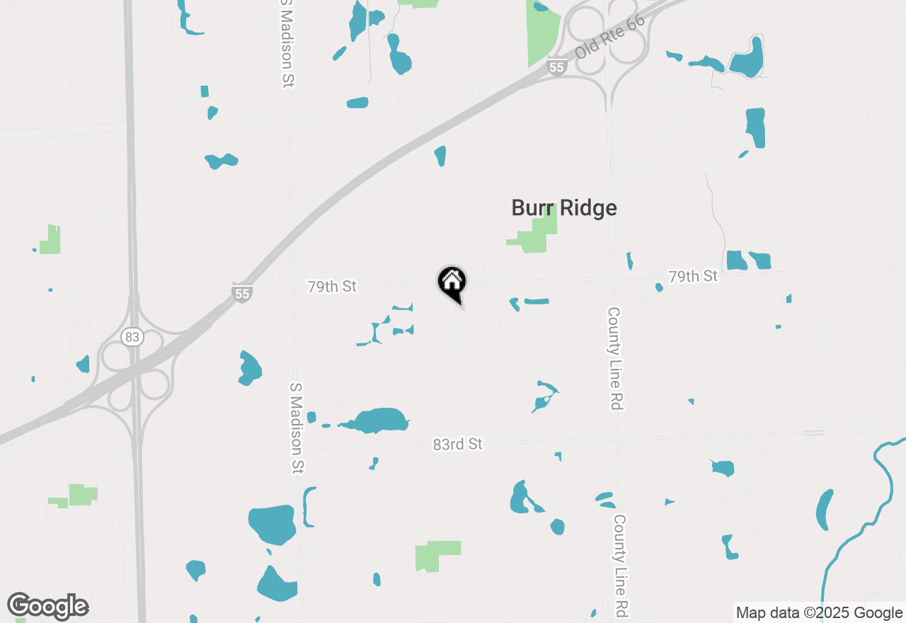 Map of 7962 Garfield Avenue #110, Burr Ridge, IL 60527