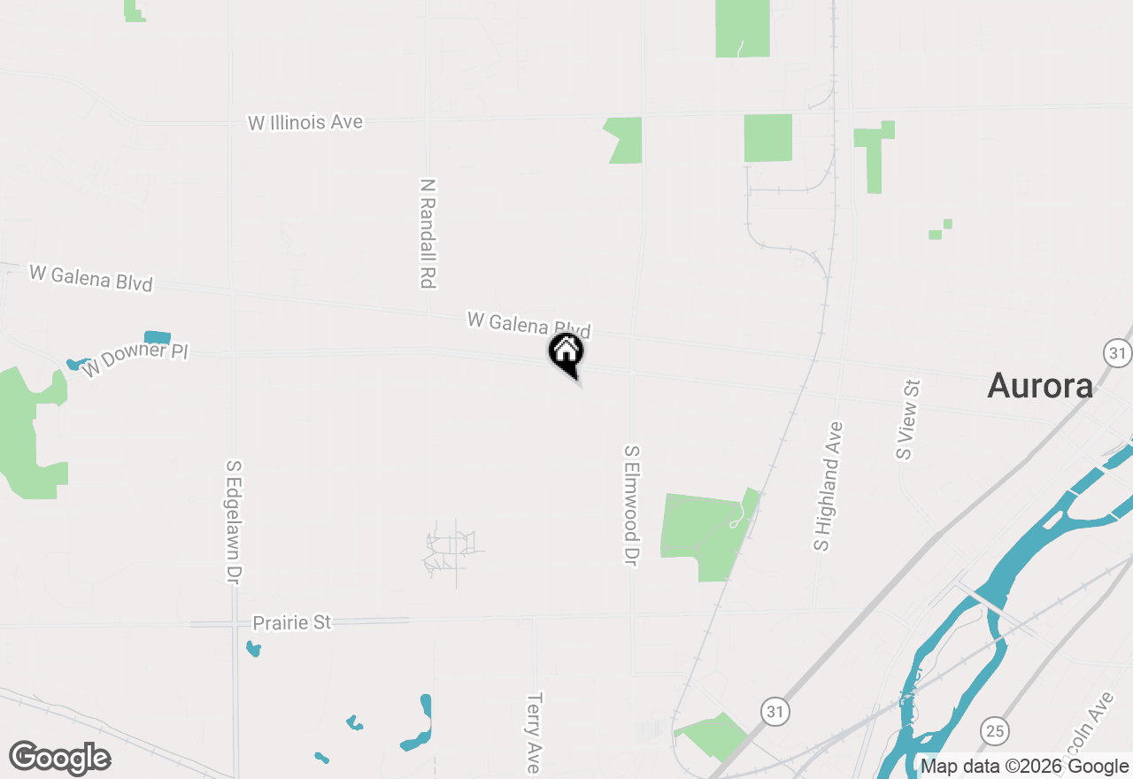 Map of 1111 Garfield Avenue #B, Aurora, IL 60506