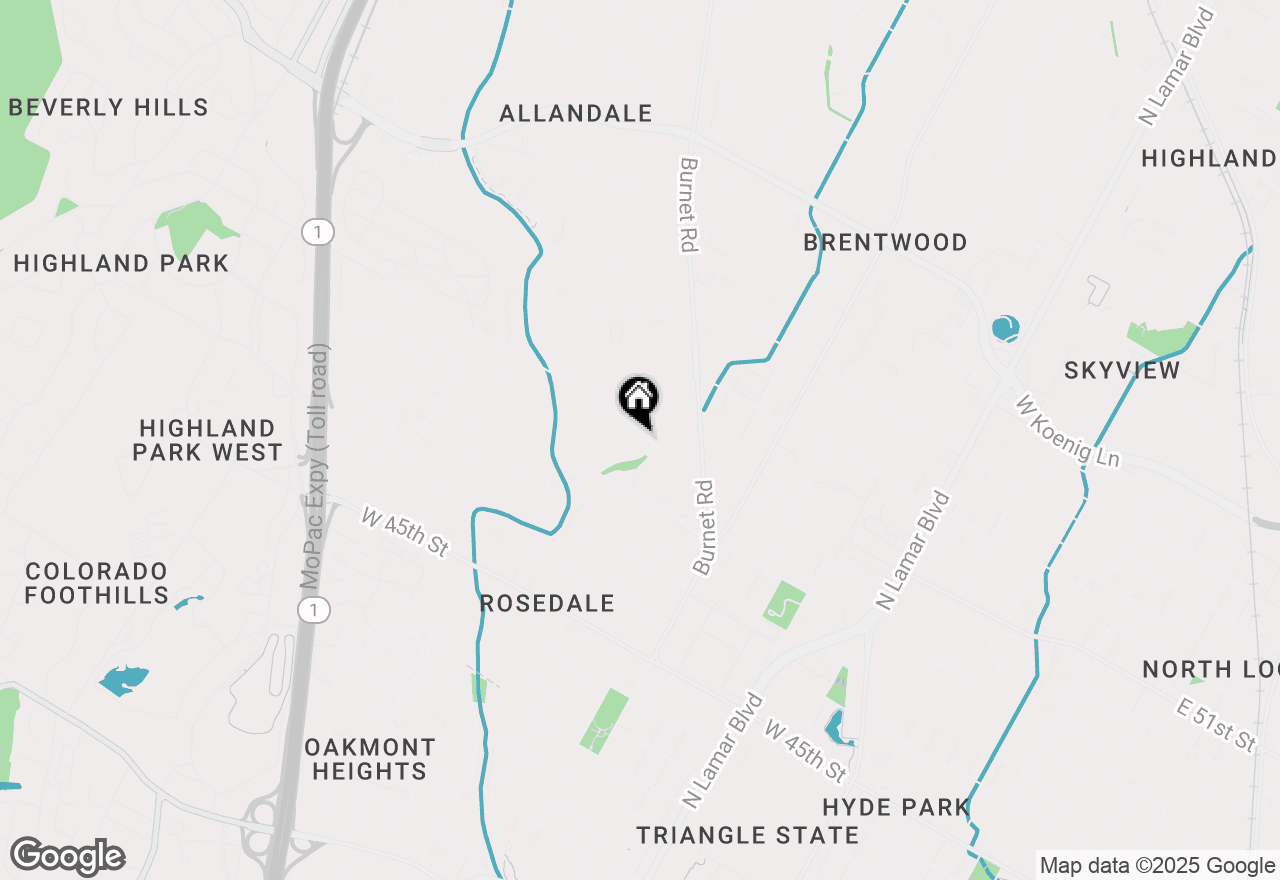 Map of 2219 Hancock Dr, Austin, TX 78756