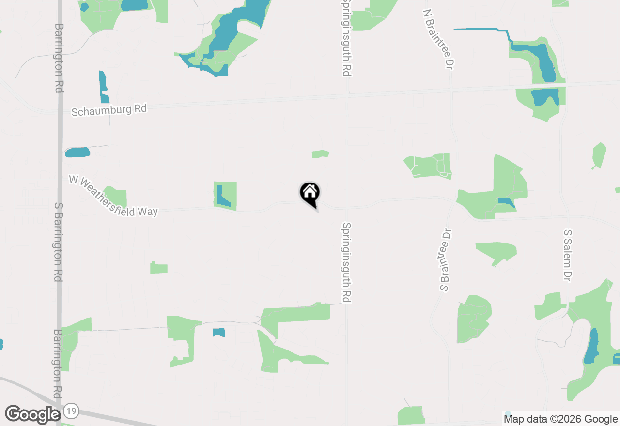 Map of 1714 Kingston Lane, Schaumburg, IL 60193