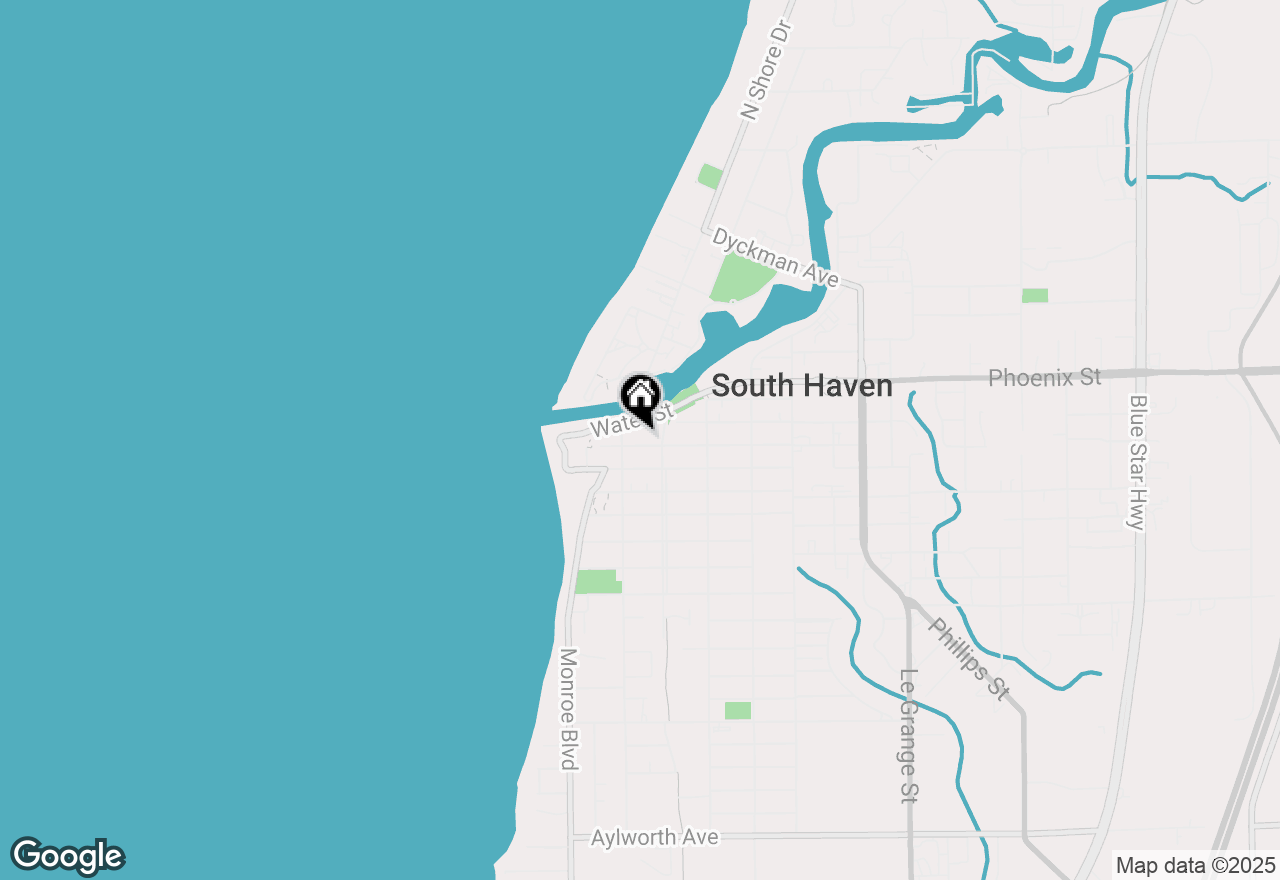 Map of 113 Michigan Avenue, South Haven, MI 49090