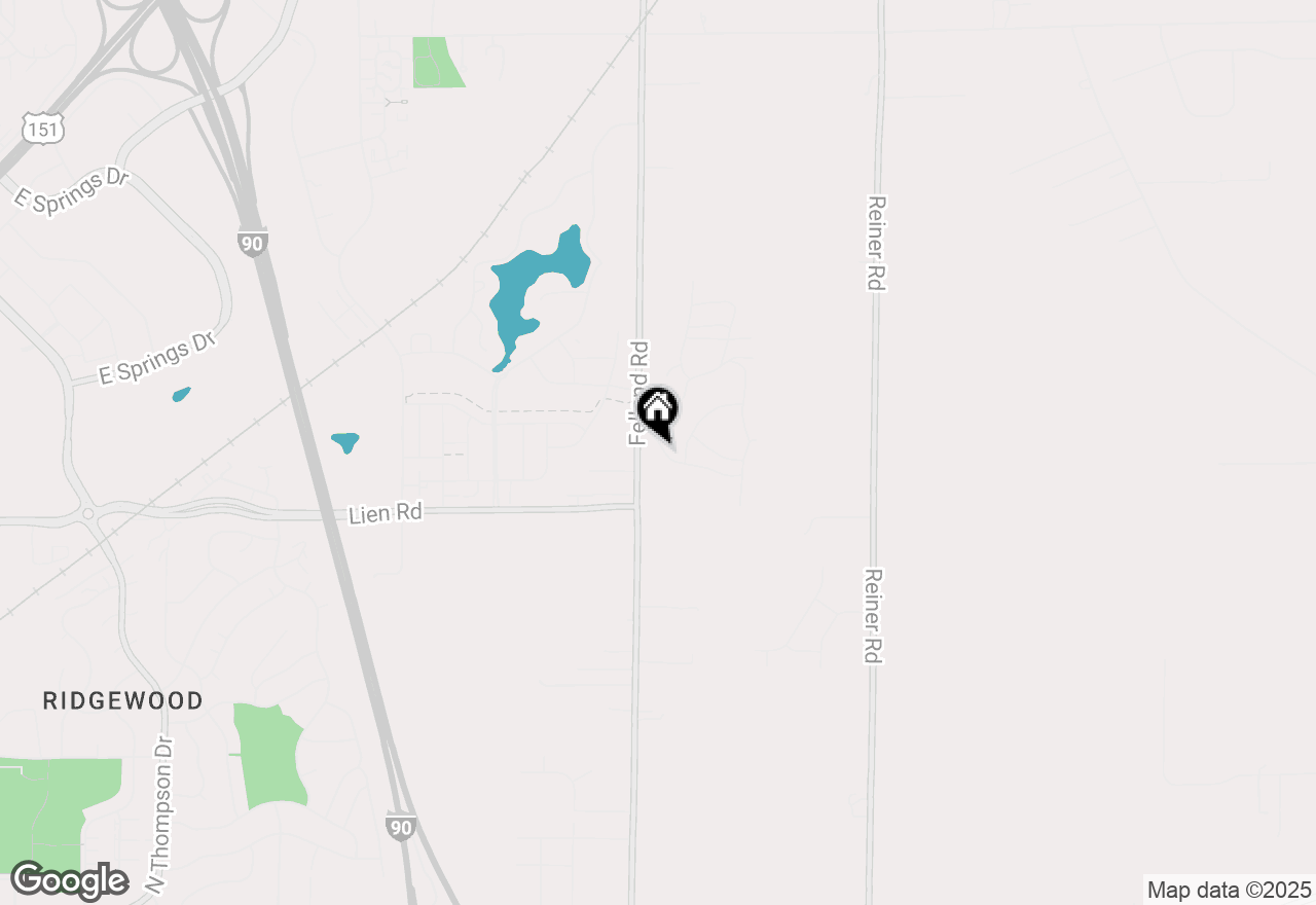 Map of 5911 Woodbine Drive, Madison, WI 53718