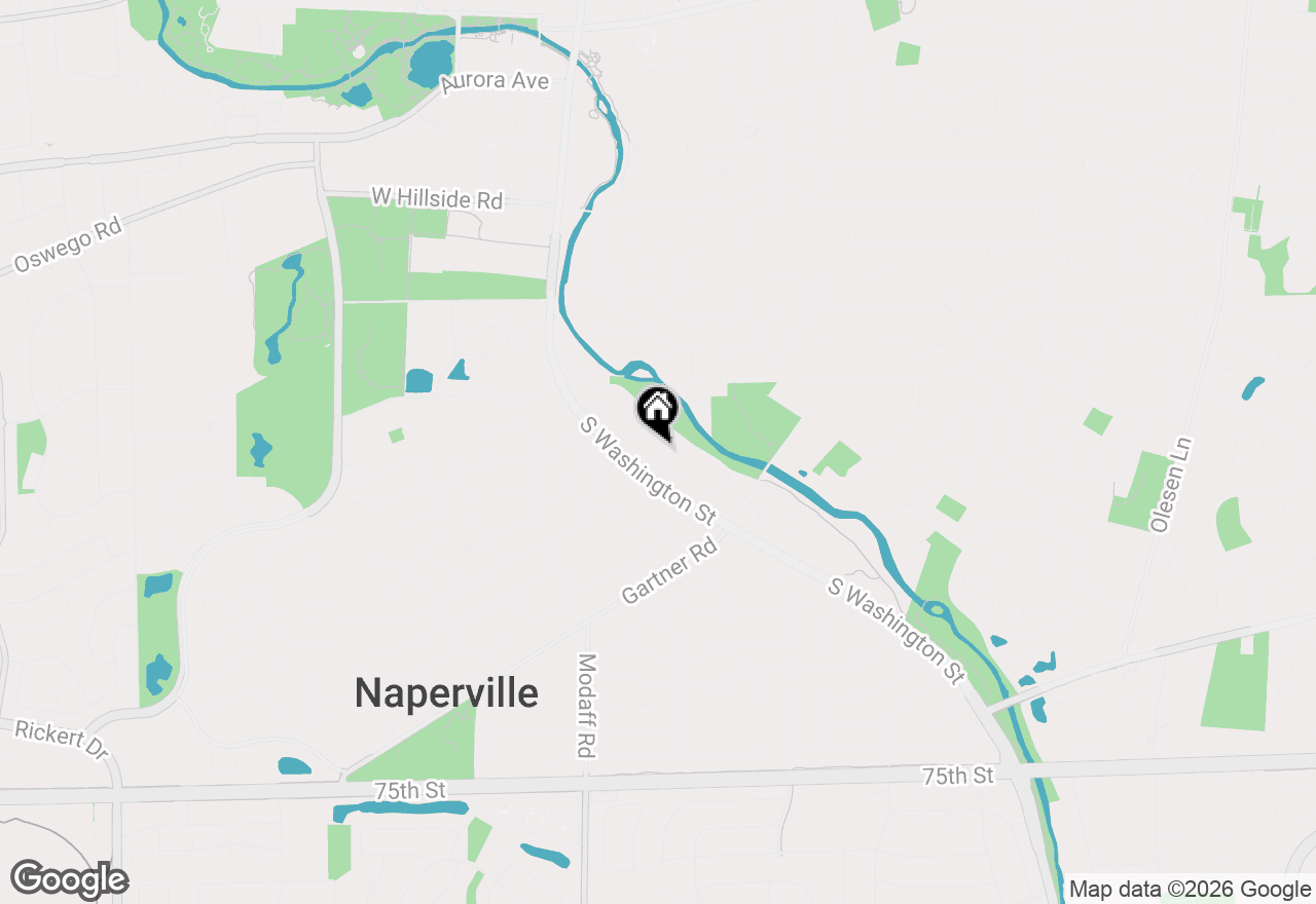 Map of 17 Meisinger Lane, Naperville, IL 60540