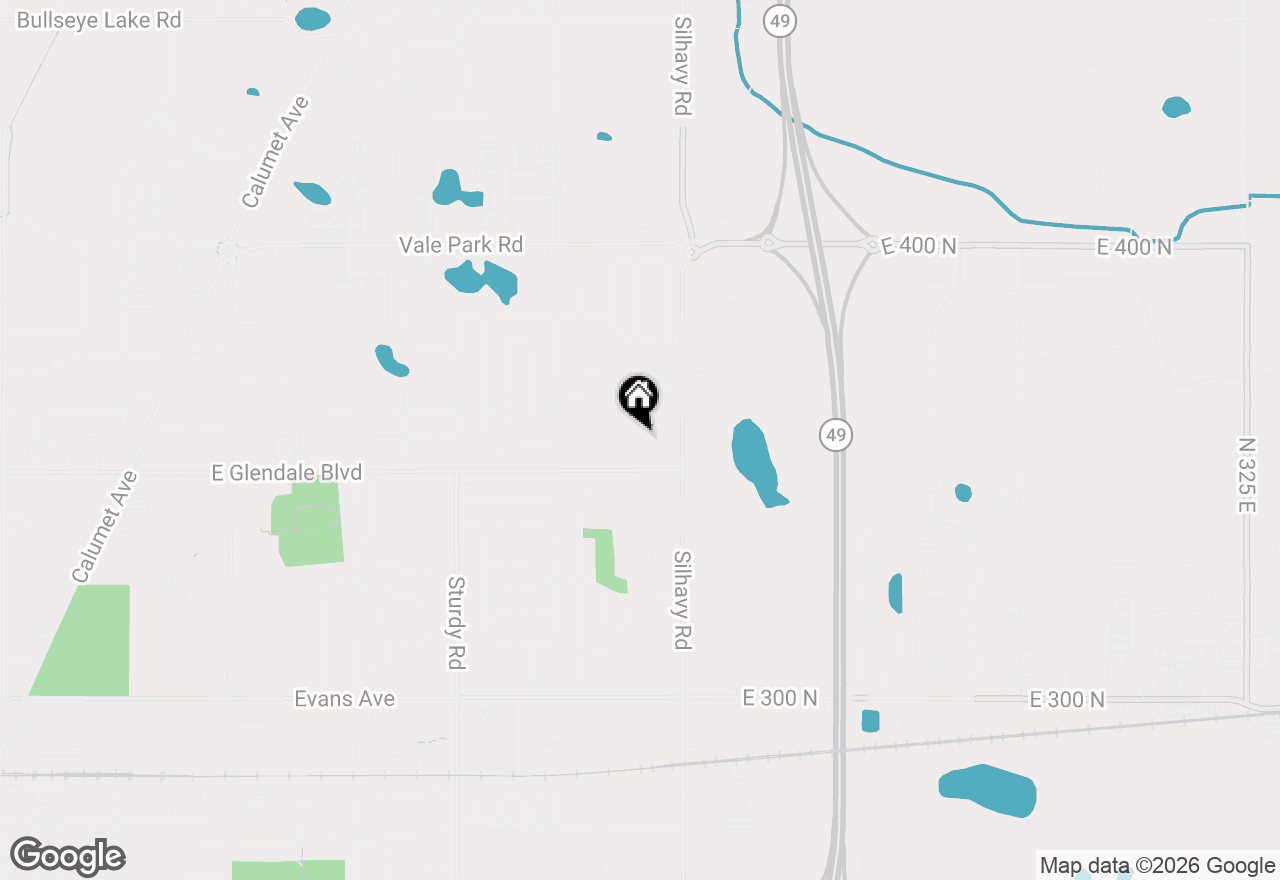 Map of 2719 White Pine Circle, Valparaiso, IN 46383
