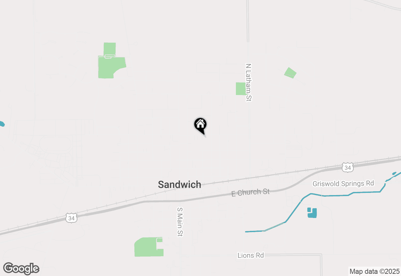 Map of 220 E Sixth Street, Sandwich, IL 60548
