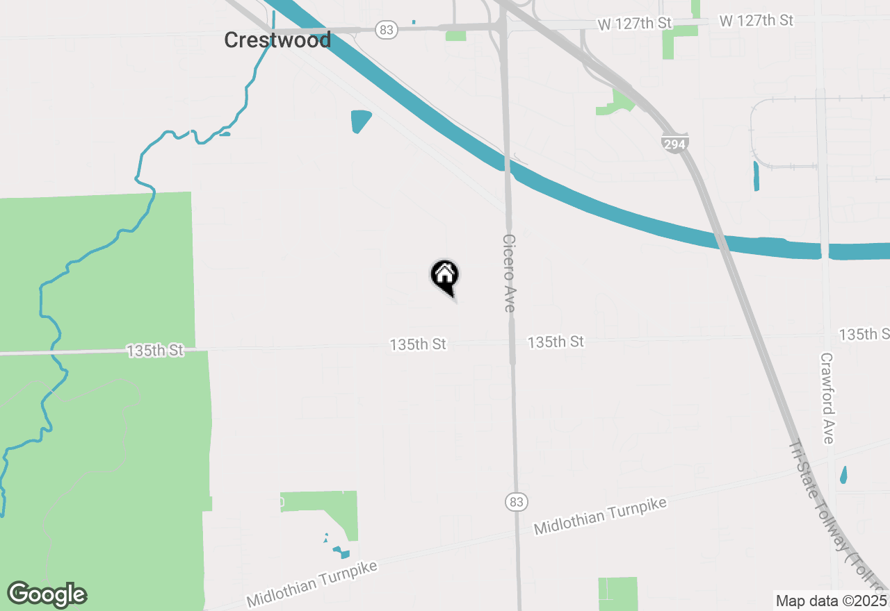 Map of 4939 E Circle Drive #204, Crestwood, IL 60418