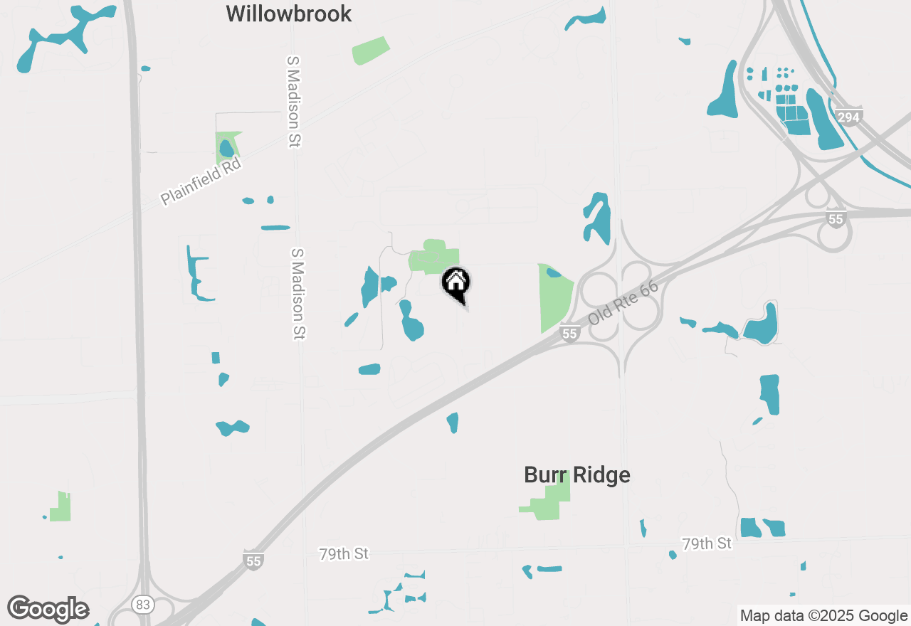 Map of 7324 Chestnut Hills Drive, Burr Ridge, IL 60527