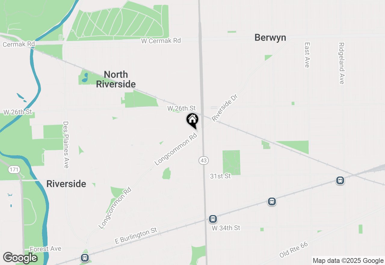 Map of 501 Byrd Road, Riverside, IL 60546