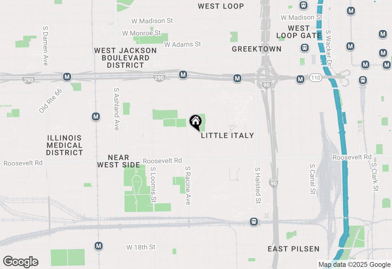 Map of 1132 W Taylor Street, Chicago, IL 60607