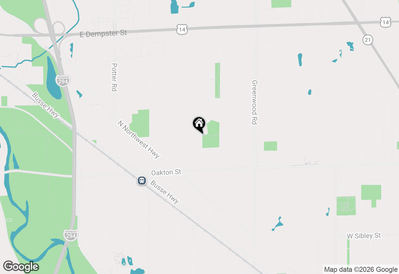 Map of 1705 Glenview Avenue, Park Ridge, IL 60068