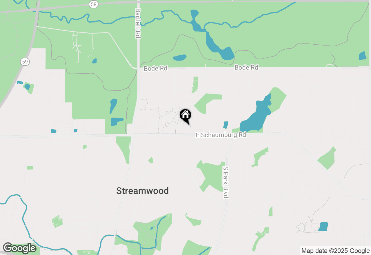 Map of 318 Chrisman Drive, Streamwood, IL 60107