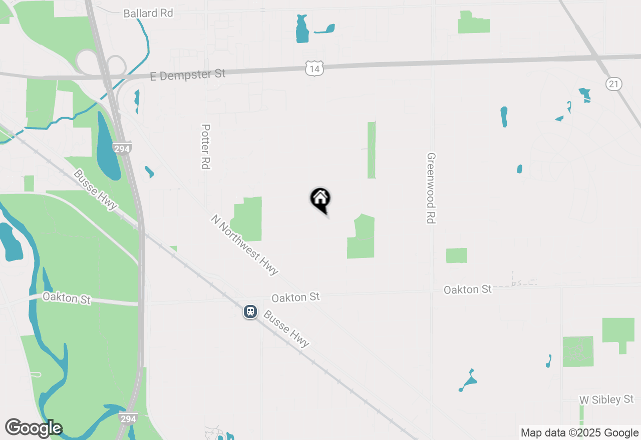 Map of 1225 N Hamlin Avenue, Park Ridge, IL 60068