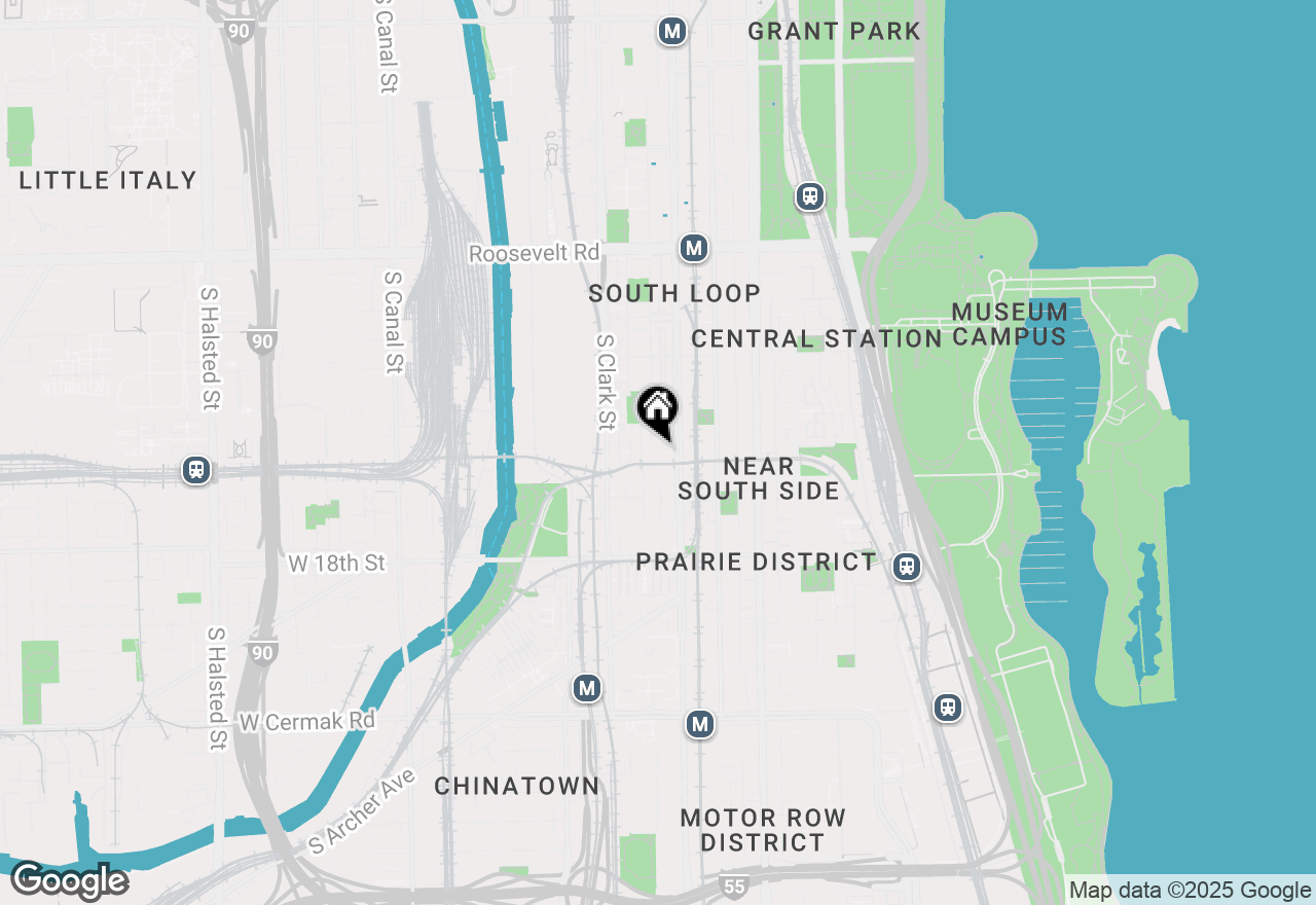 Map of 1530 S State Street #706, Chicago, IL 60605