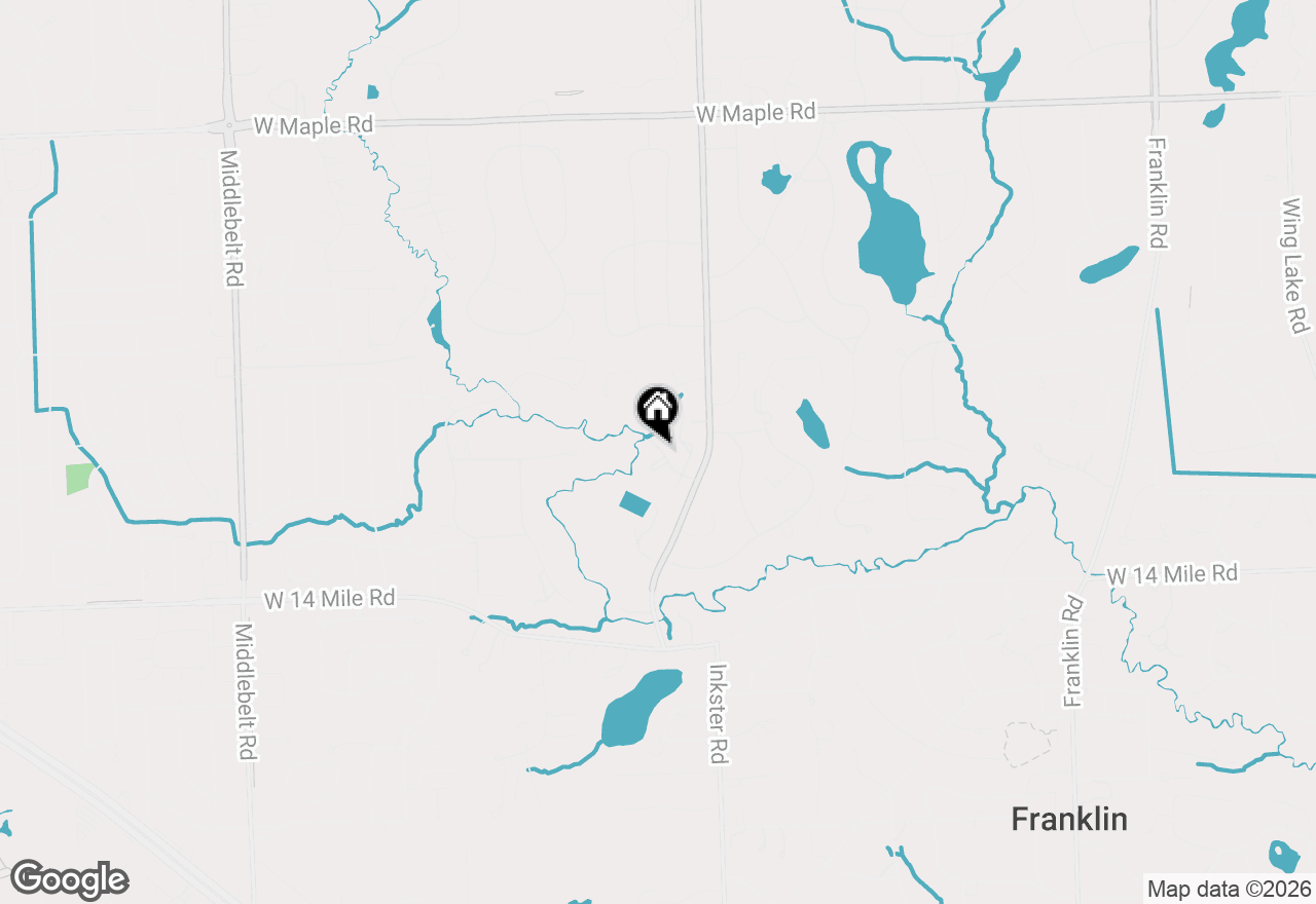 Map of 2189 Colony Club Court, West Bloomfield, MI 48322