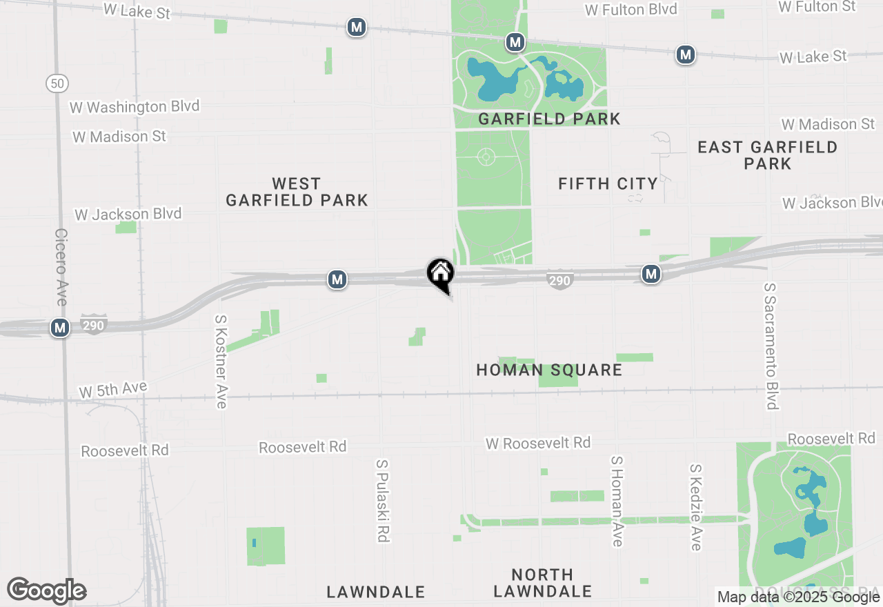 Map of 3824 W Flournoy Street, Chicago, IL 60624