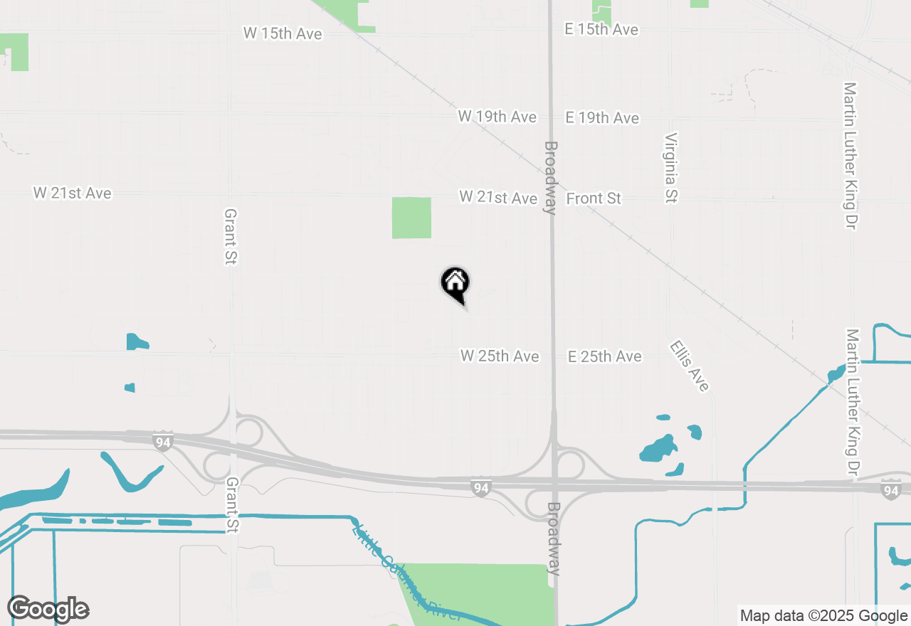 Map of 2376-82 Monroe Street, Gary, IN 46407
