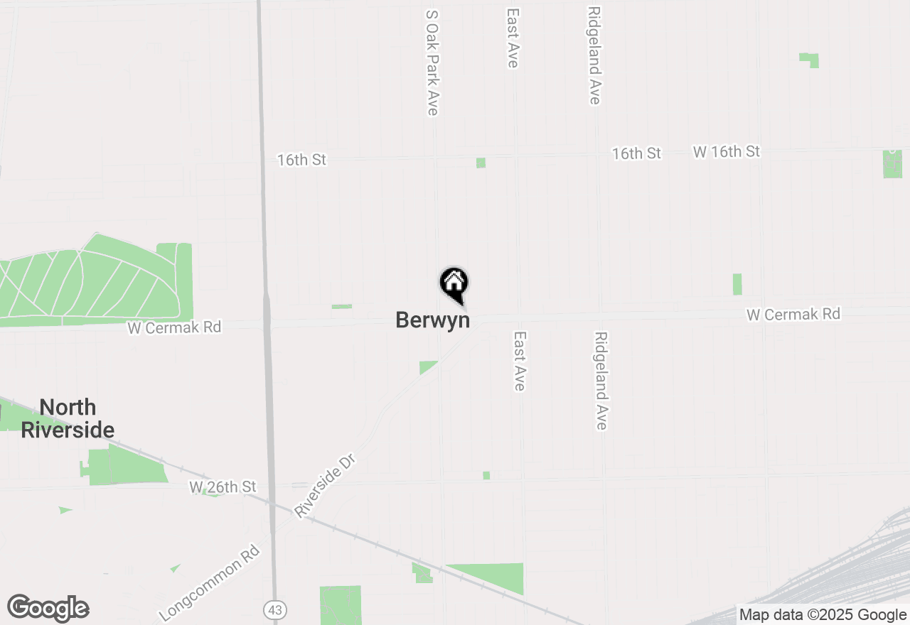 Map of 6730 Cermak Road, Berwyn, IL 60402