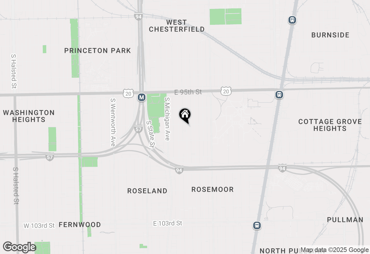 Map of 9706 S Prairie Avenue, Chicago, IL 60628