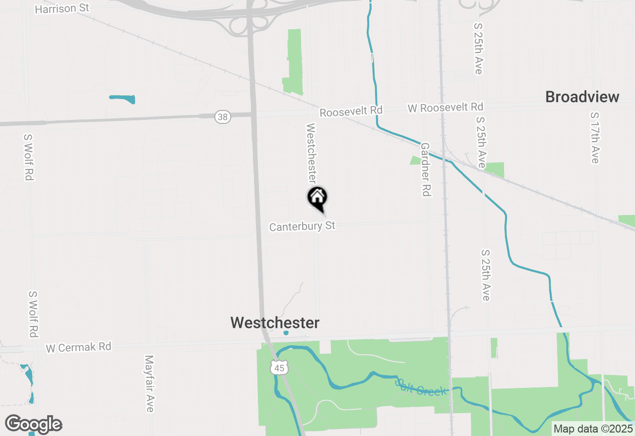Map of 1547 Westchester Boulevard, Westchester, IL 60154