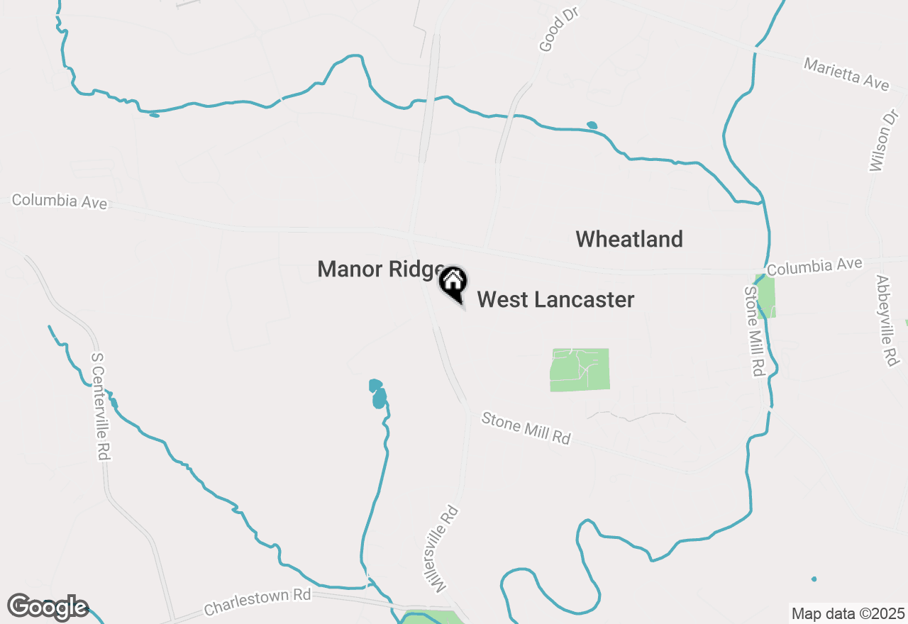 Map of 2100 Manor Ridge Drive, Lancaster, PA 17603