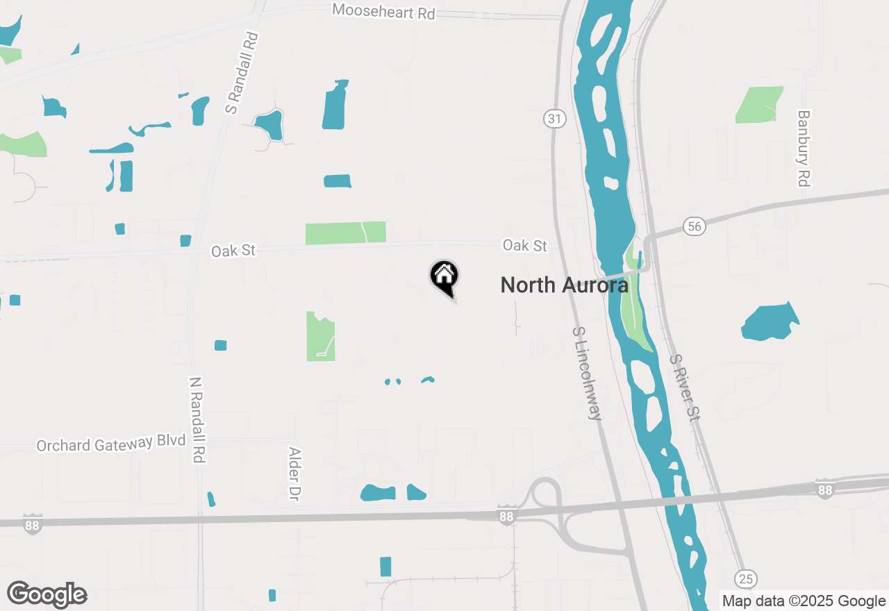 Map of 328 W State Street, North Aurora, IL 60542