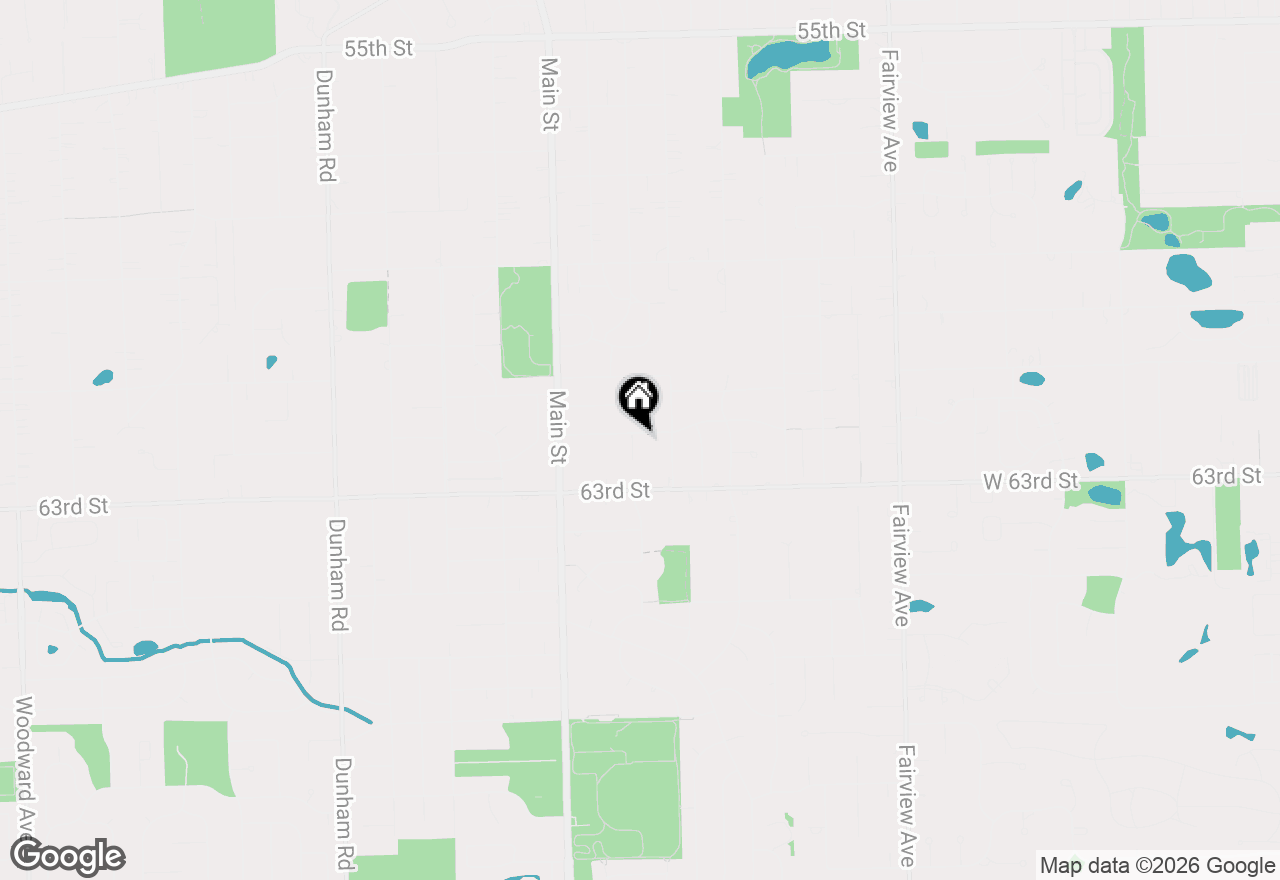 Map of 837 62nd Street, Downers Grove, IL 60516