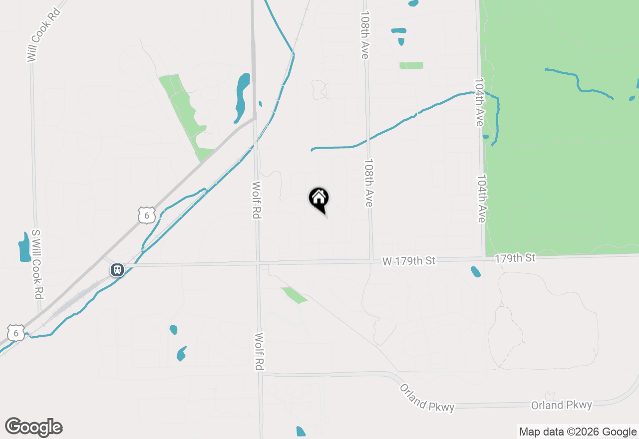 Map of 17701 Pennsylvania Court, Orland Park, IL 60467