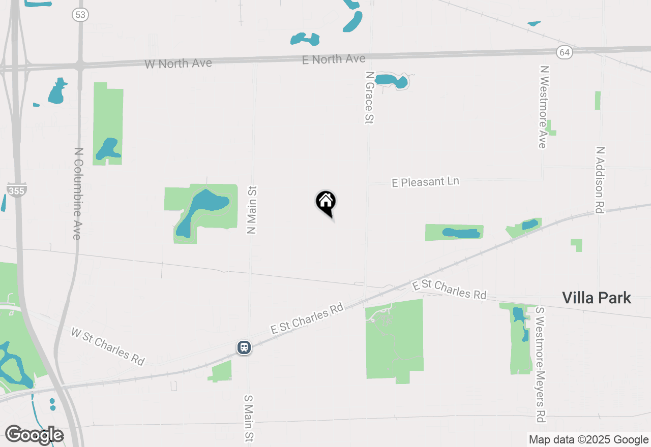 Map of 305 N Craig Place, Lombard, IL 60148