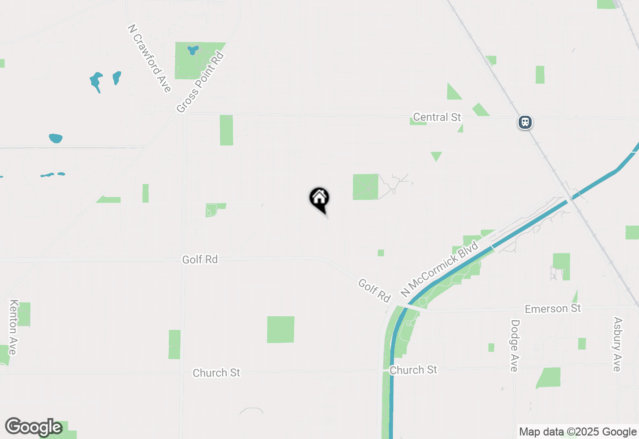 Map of 2221 Lincolnwood Drive, Evanston, IL 60201