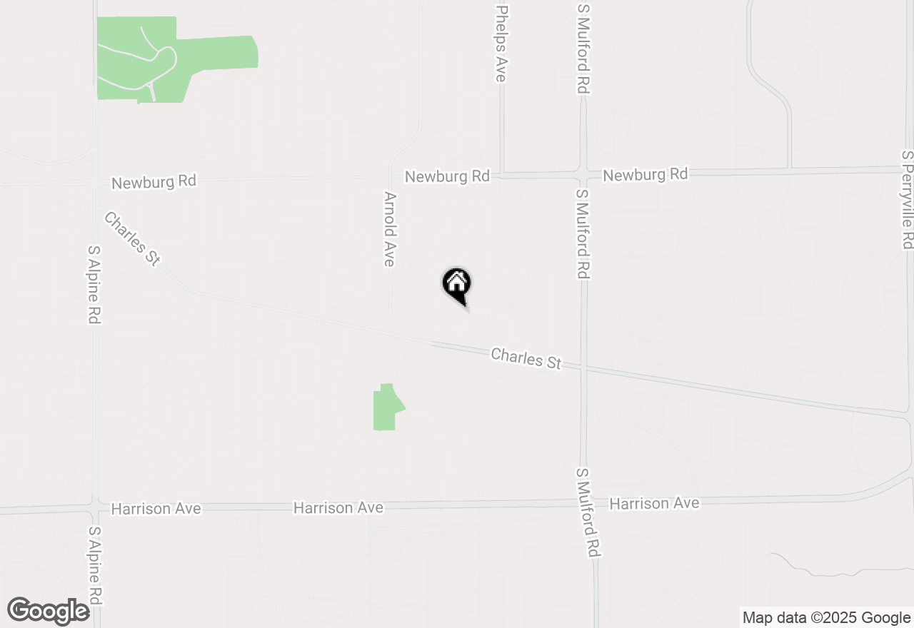 Map of 2007 Villanova Drive, Rockford, IL 61108