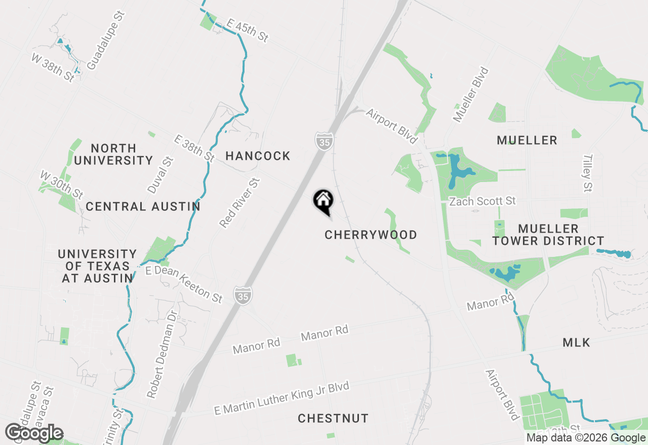 Map of 3701 Werner Ave, Austin, TX 78722