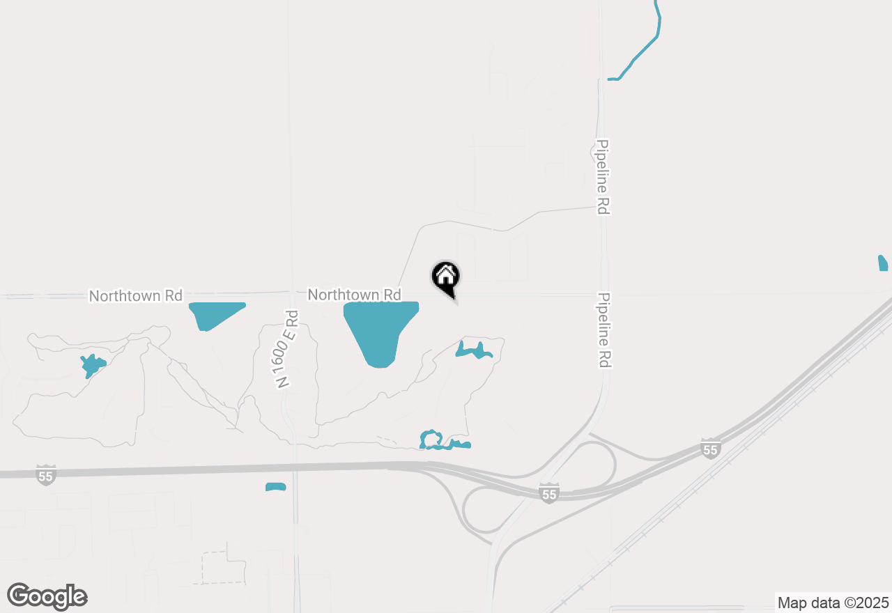 Map of 1418 Ironwood Cc Drive, Normal, IL 61761