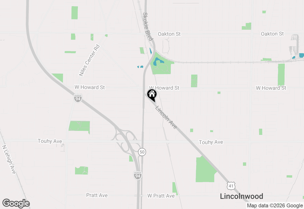 Map of 7450 Lincoln Avenue #609, Skokie, IL 60076