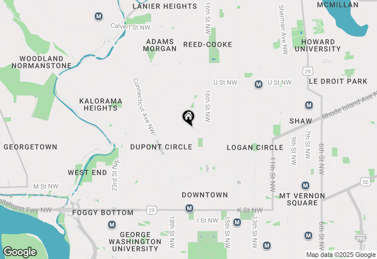 Map of 1718 Corcoran Street Nw #24, Washington, DC 20009