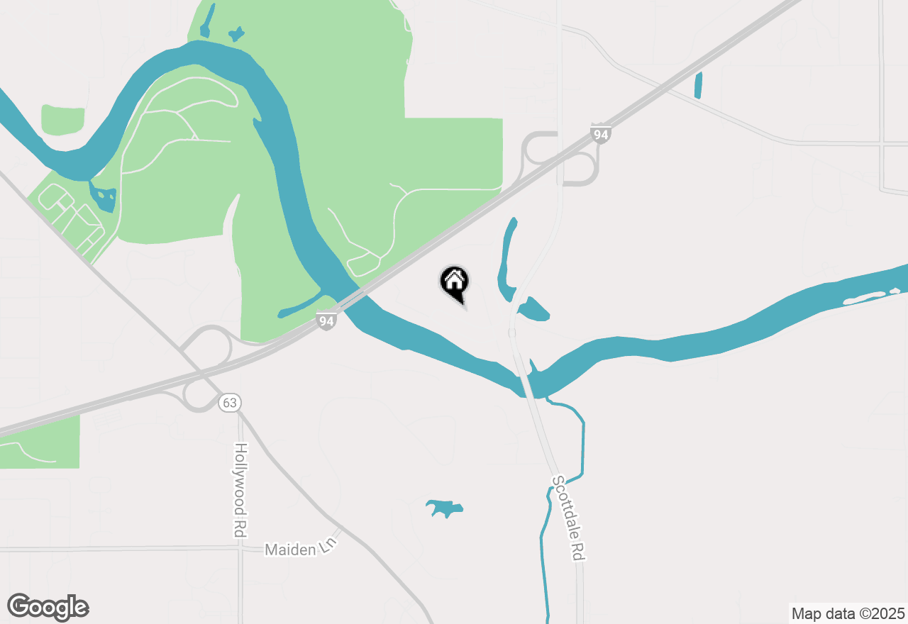 Map of 593 Trumpeter Bay Drive, Benton Harbor, MI 49022