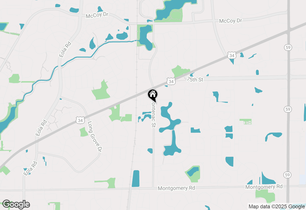 Map of 3499 Ravinia Circle, Aurora, IL 60504