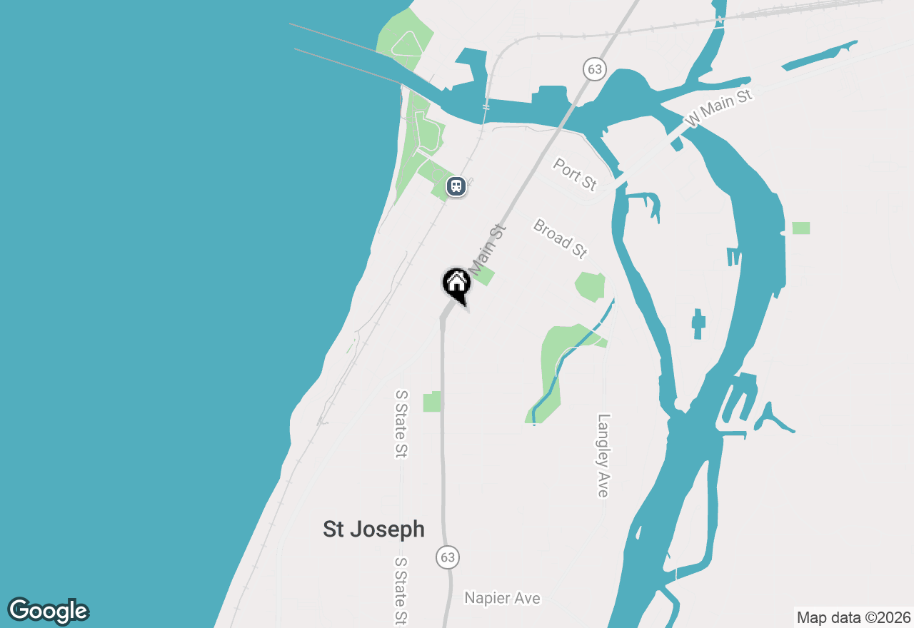 Map of 711 Jones Street, St. Joseph, MI 49085