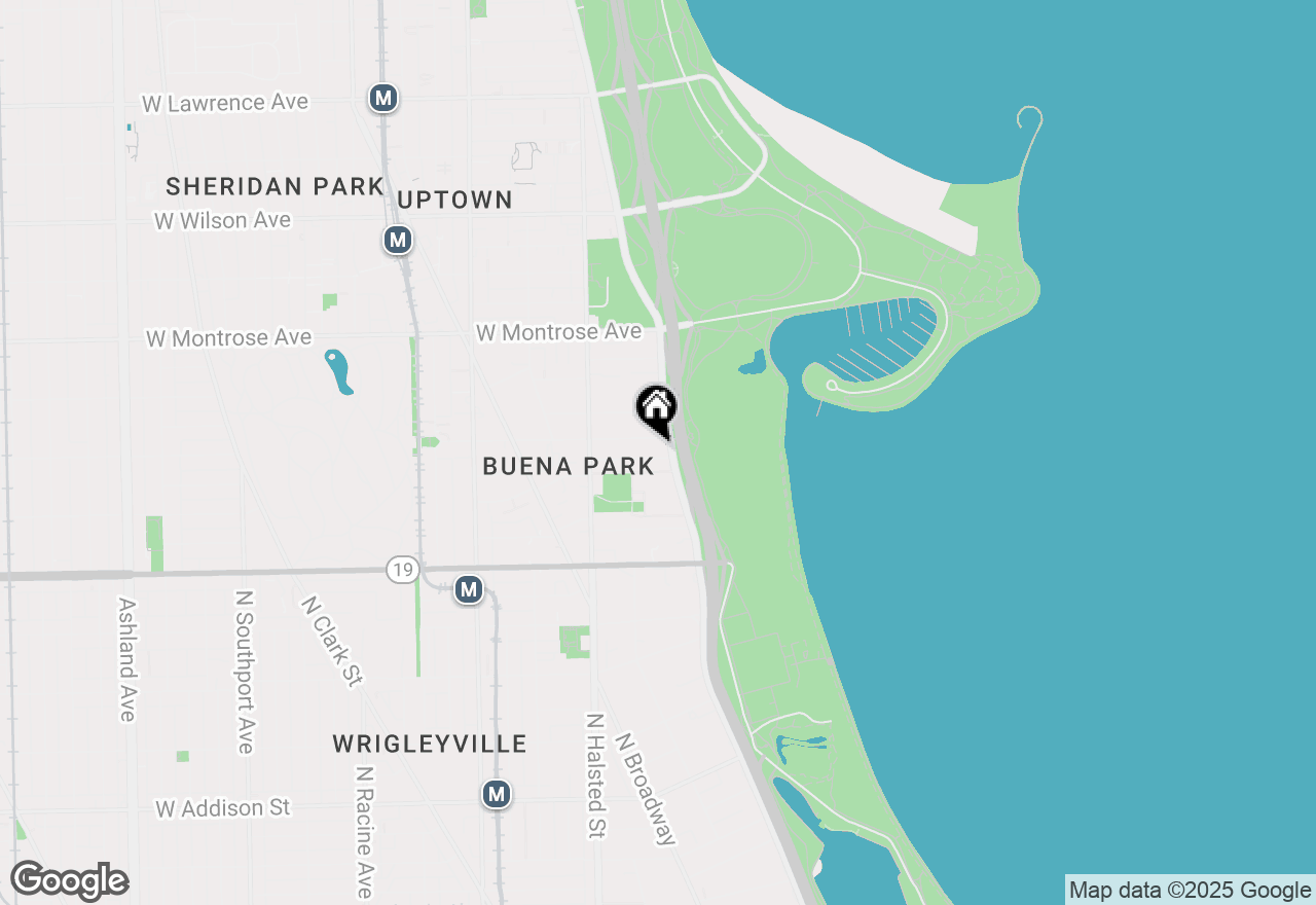 Map of 4180 N Marine Drive #1206, Chicago, IL 60613