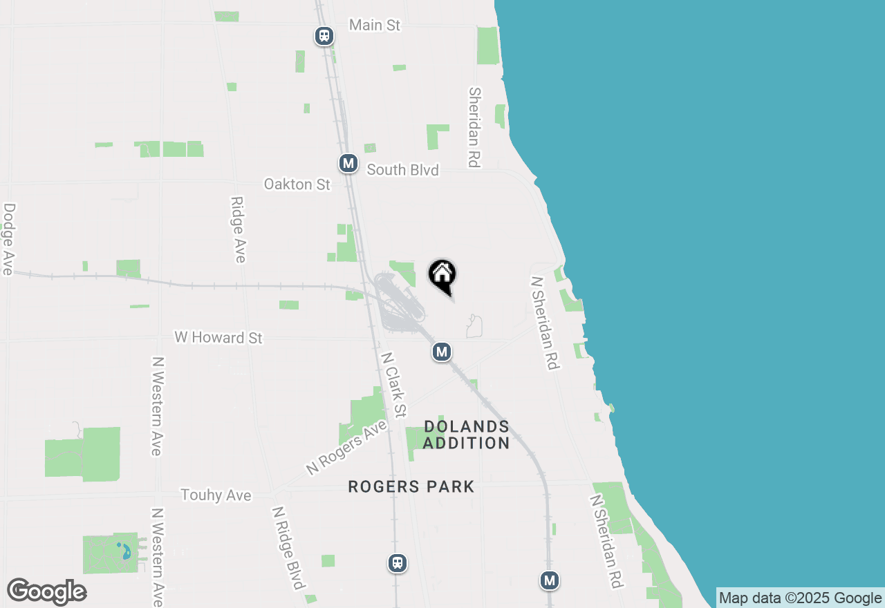 Map of 1653 W Jonquil Terrace #26, Chicago, IL 60626