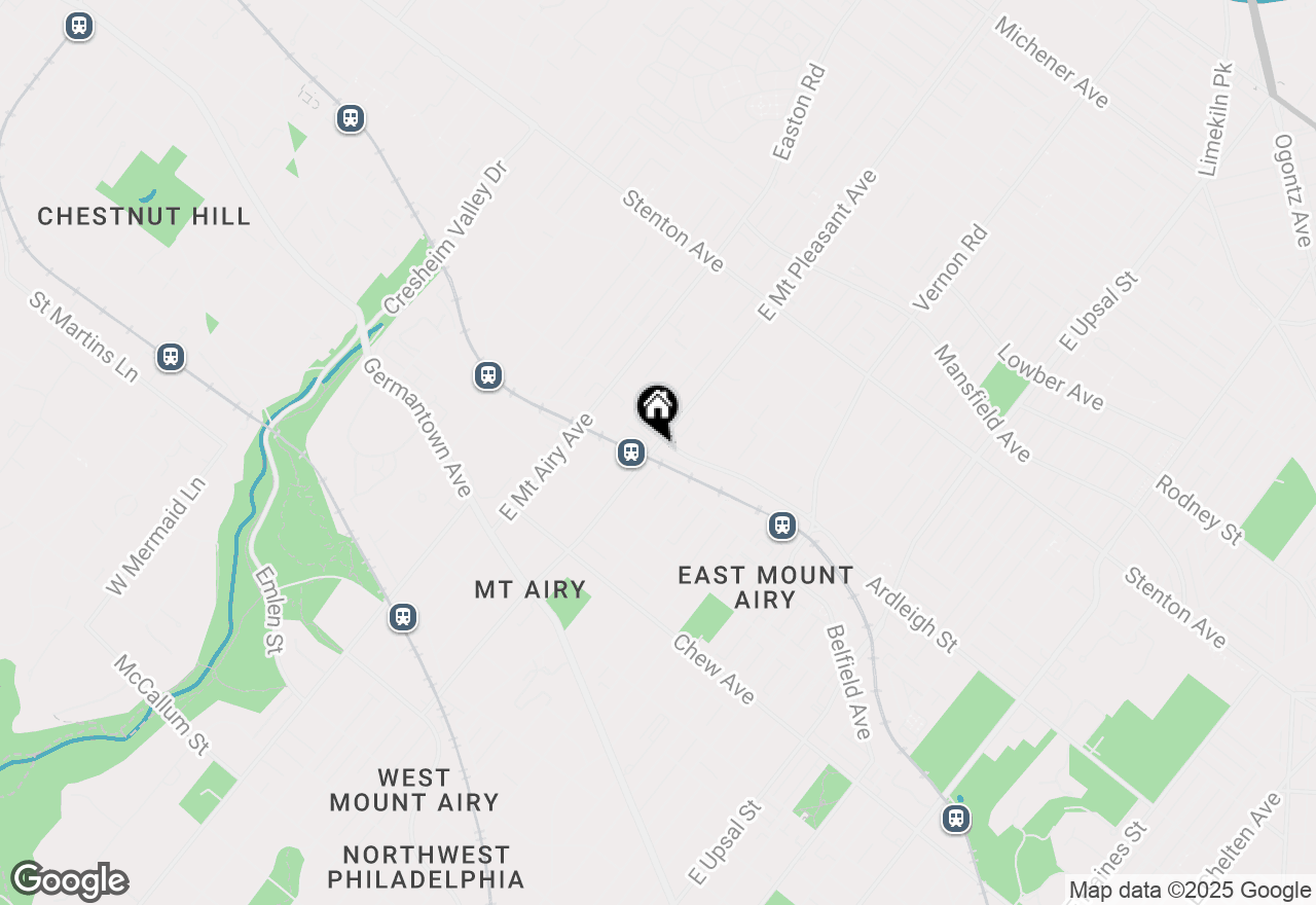 Map of 304 W Mount Pleasant Avenue, Philadelphia, PA 19119