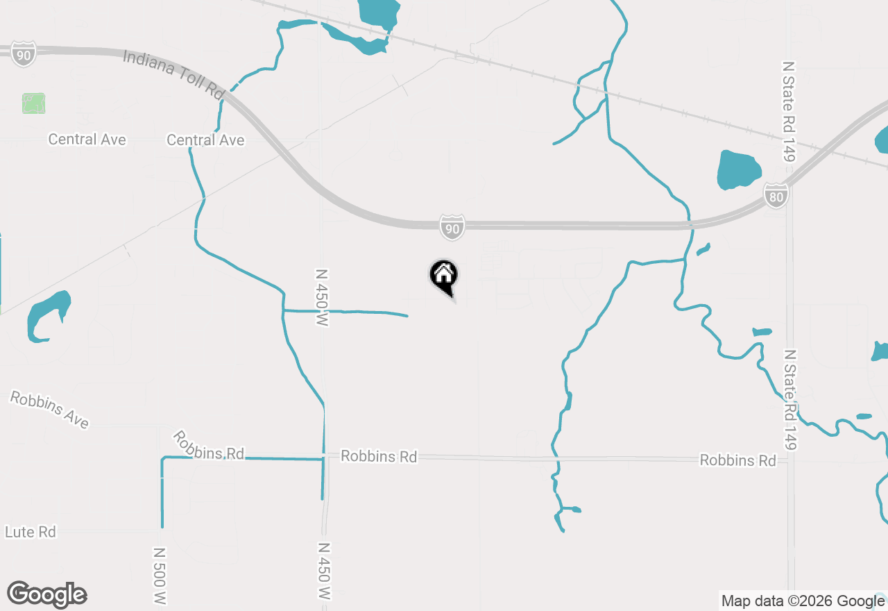 Map of 6943 Squirrel Creek Avenue, Portage, IN 46368