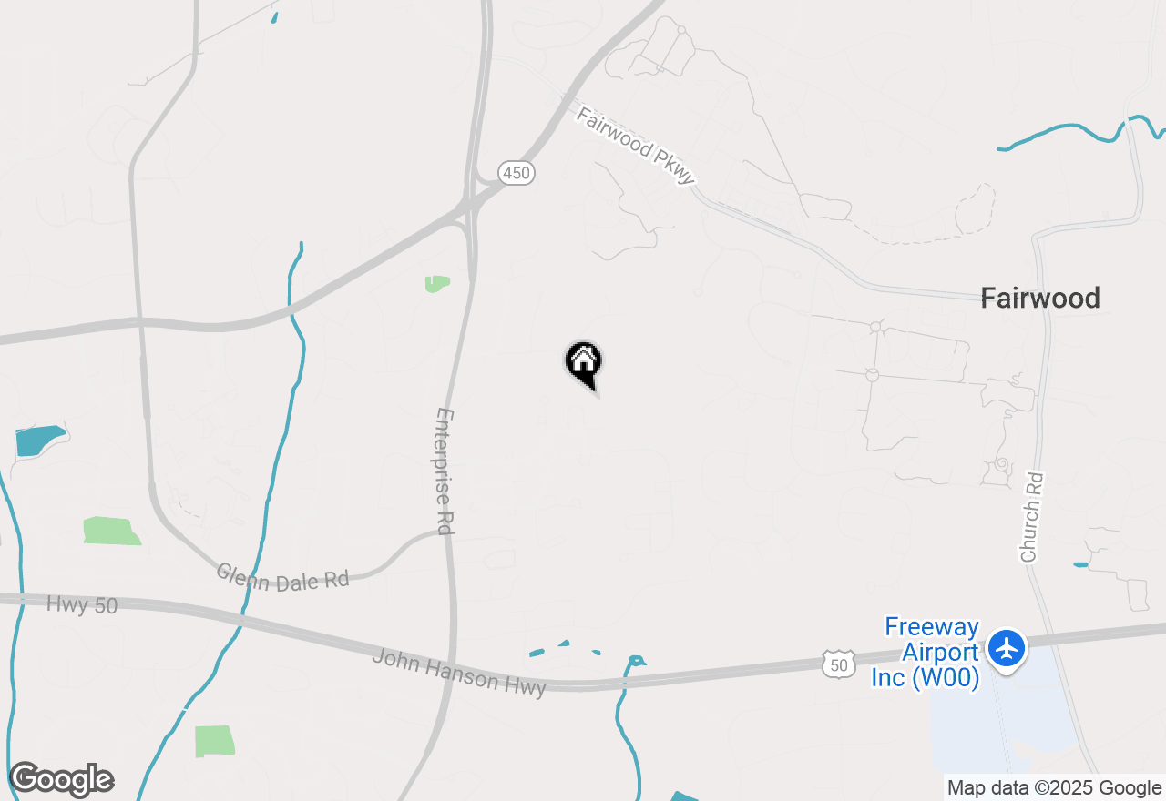 Map of 4409 Lancefield Lane, Bowie, MD 20720