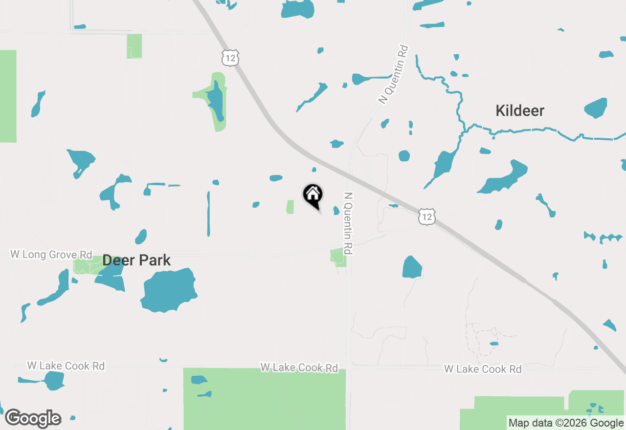 Map of 22164 W Casa Bella View, Kildeer, IL 60047