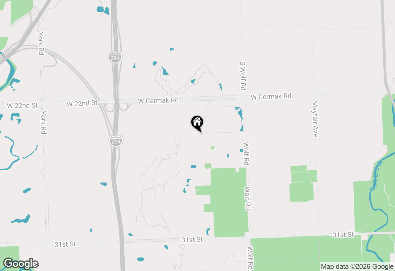 Map of 11448 Prescott Lane, Westchester, IL 60154