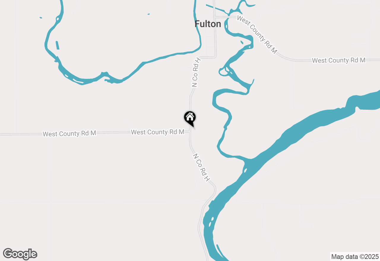 Map of 5416 N County Road H, Janesville, WI 53548