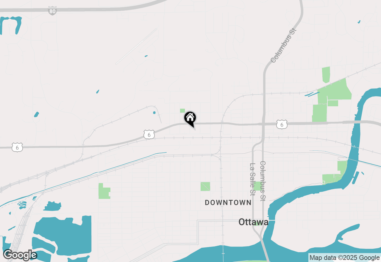 Map of 1524 Pine Street, Ottawa, IL 61350