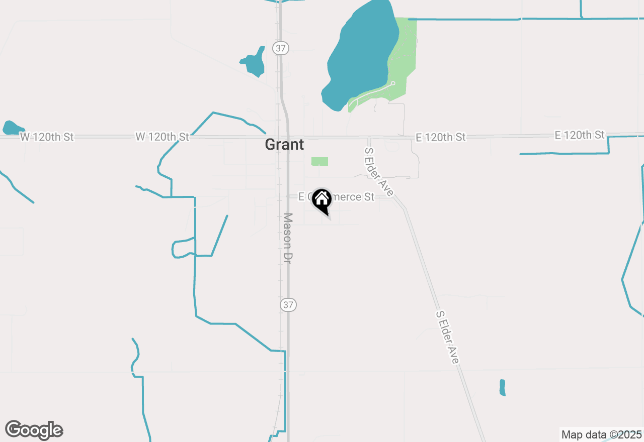 Map of 276 S Hall Street, Grant, MI 49327