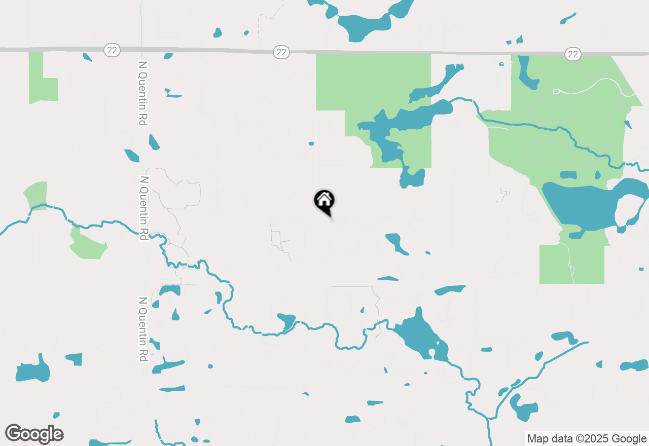 Map of 3943 Lakeview Court, Long Grove, IL 60047