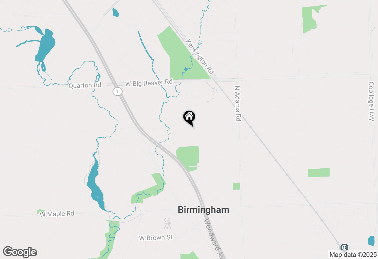 Map of 211 E Merrill Street #311, Birmingham, MI 48009